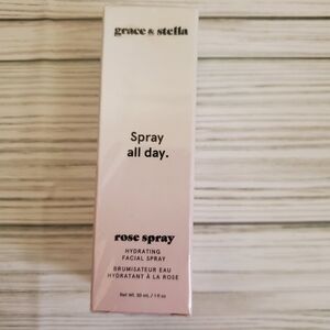 grace stella spray all day rose spray 1 fl oz New hydrating facial spray  new in